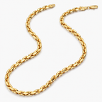 Мъжко колие с 18K златисто покритие – 60 см